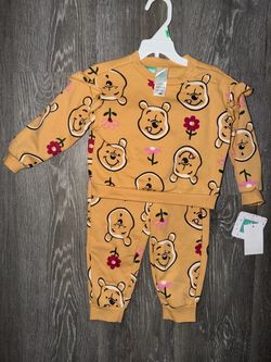 Winnie the Pooh Baby Sweatsuit Set 18M