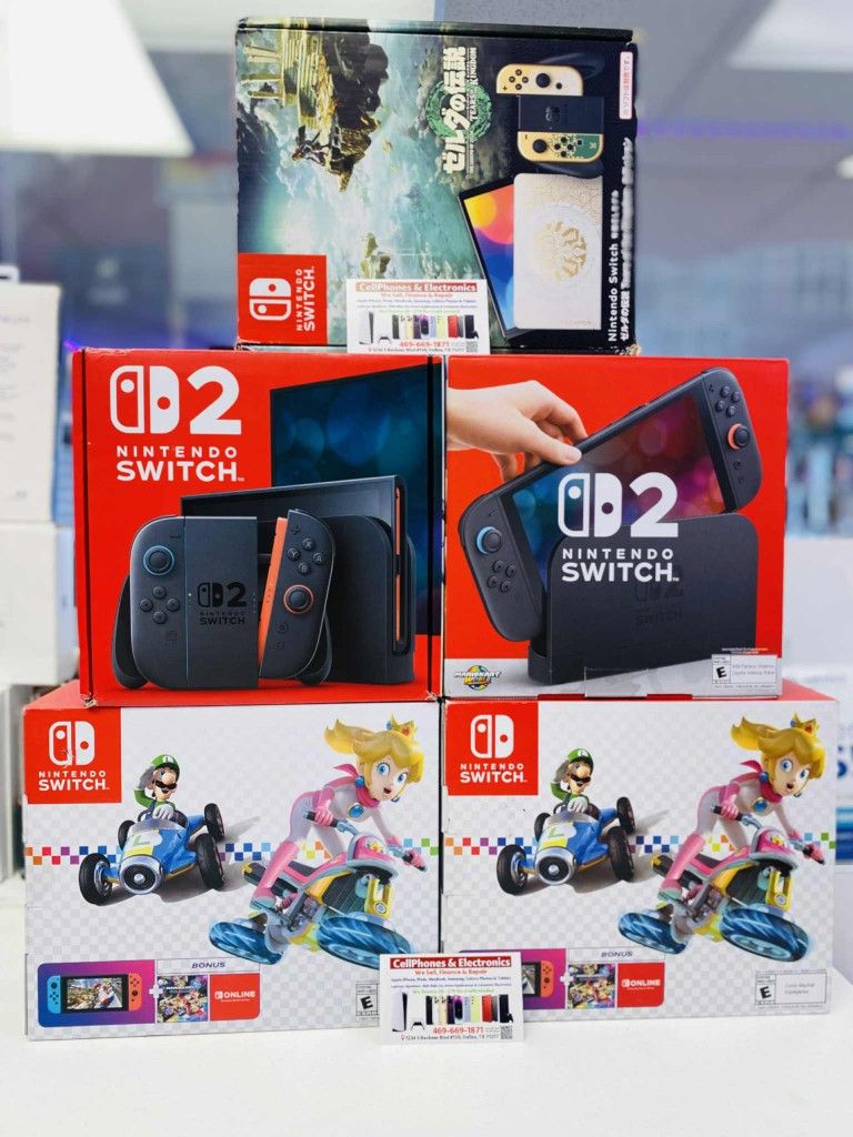 Nintendo Switch OLED & Nintendo Switch 2 Brand New-On Payments With Just $50 Down
