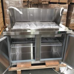 48” Mega Top Food Prep Table Sandwich Salad Prep Table