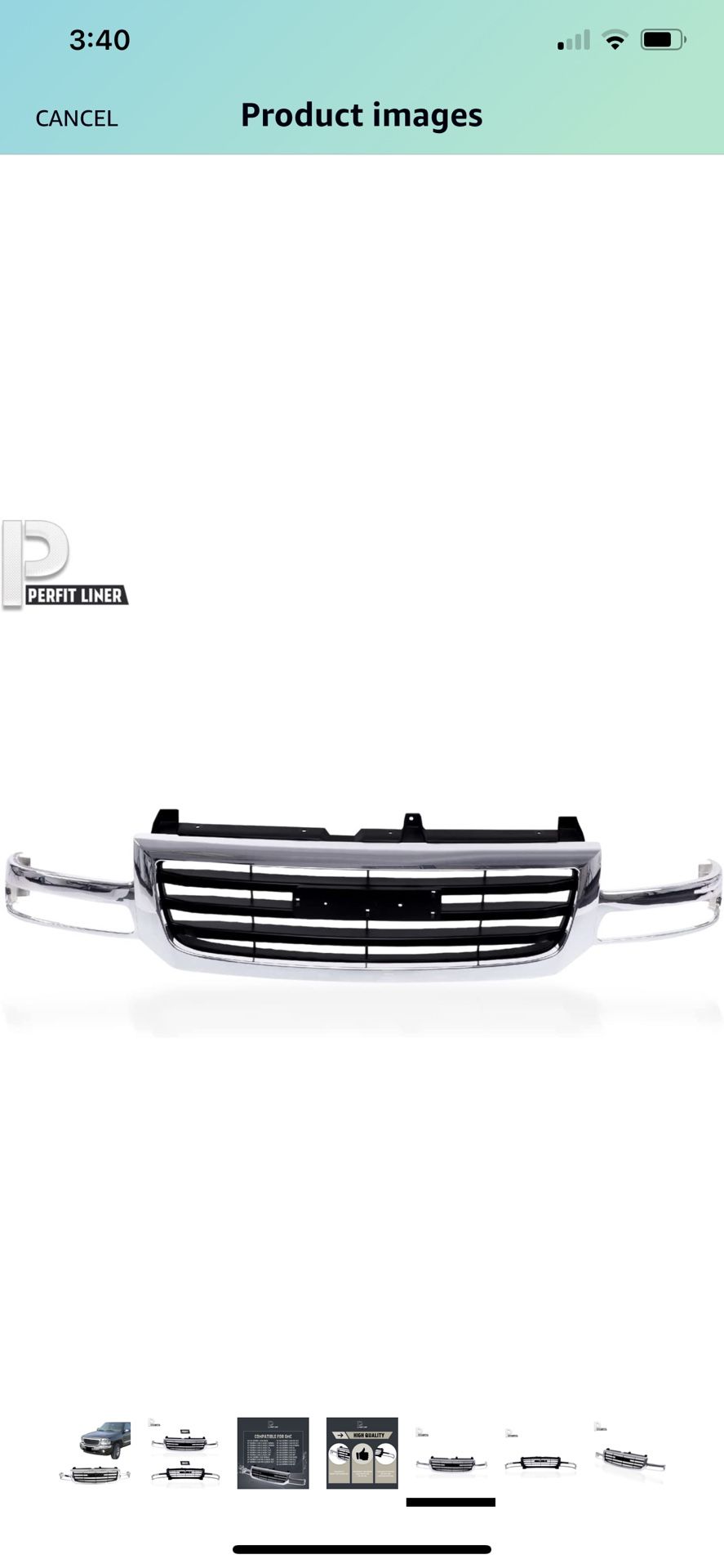 2003-2006 GMC Sierra Front Grill