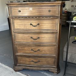 Table, bed, night stand, dresser