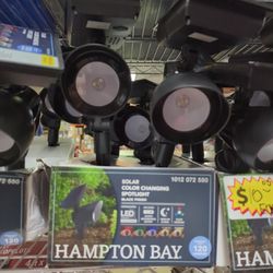 Home Decorators Collection
120 Lumen Black LED Weather Resistant Outdoor Solar Spot Light with Color Changing and Adjustable Head