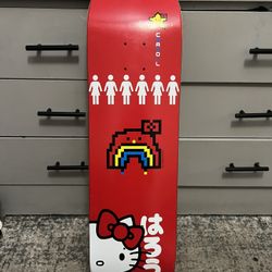 Hello kitty Girl collab Skateboard 