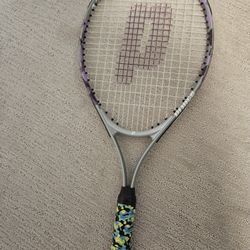 Prince Attack 23" Tennis Racket - New Overgrip