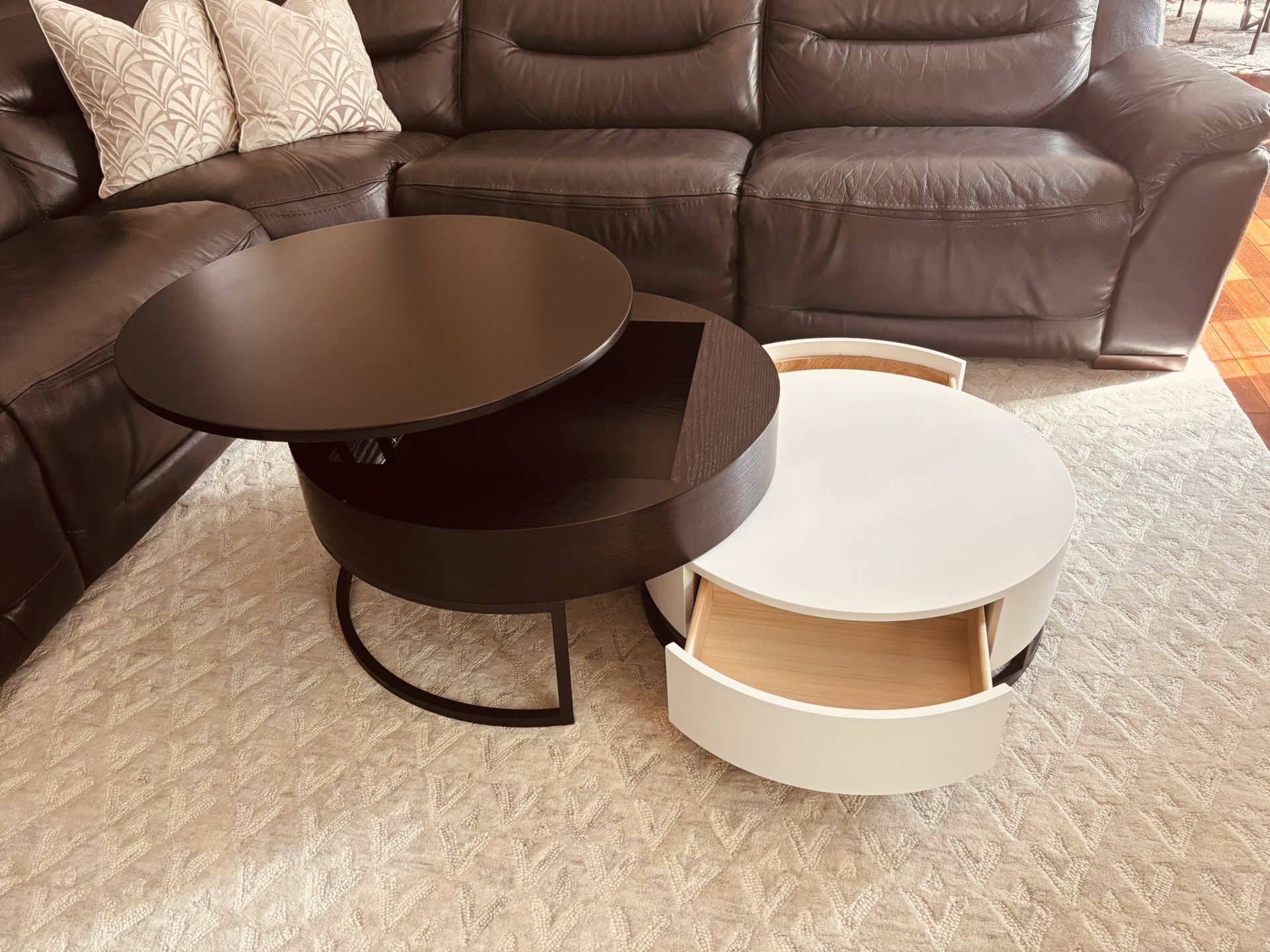 Two piece modern coffee Table
