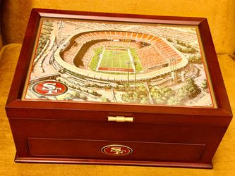 49ers Danbury Mint Wood Box