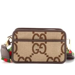 GUCCI LARGE GG MONOGRAM CROSSBODY BAG