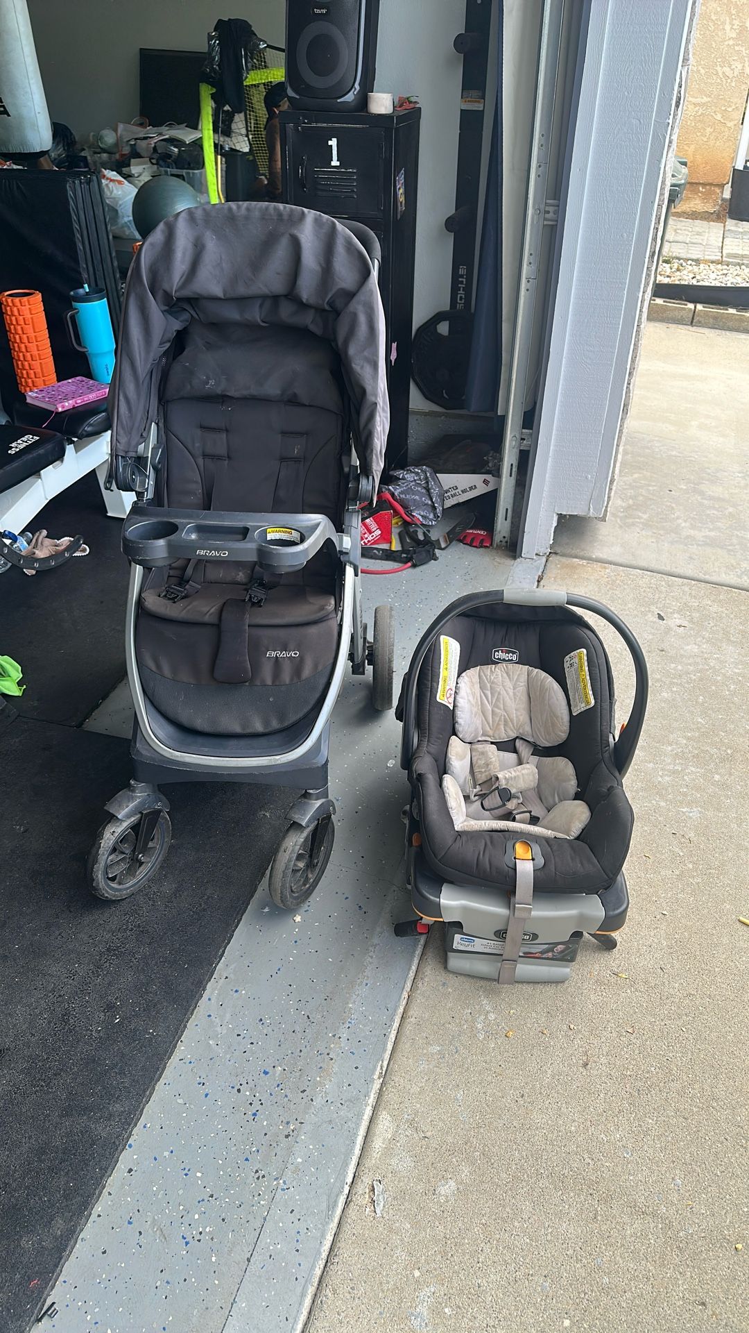 Chico Stroller And Infant Car seat
