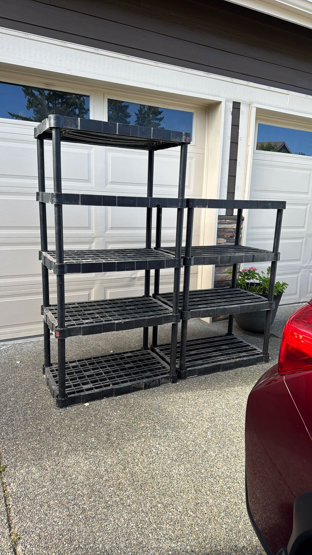 Two Shelving Units For Sale