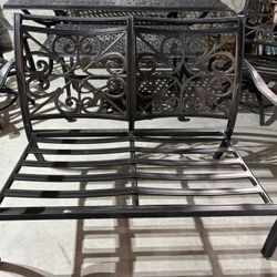 Outdoor Loveseat, Small Table, 2 Chairs