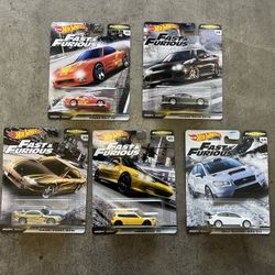 Hot Wheels Premium Fast & Furious Fast Tuners Set JDM