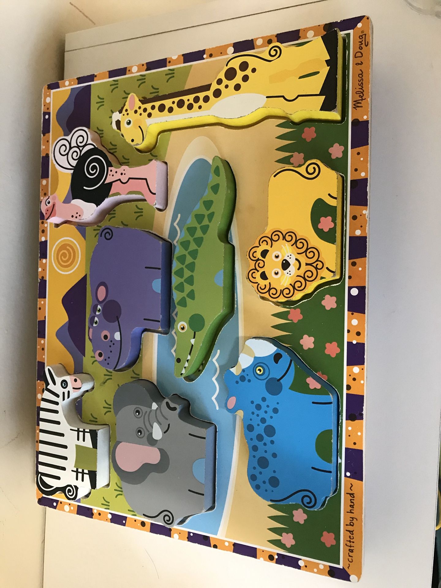 Big lot of Wooden toys and puzzles for toddlers