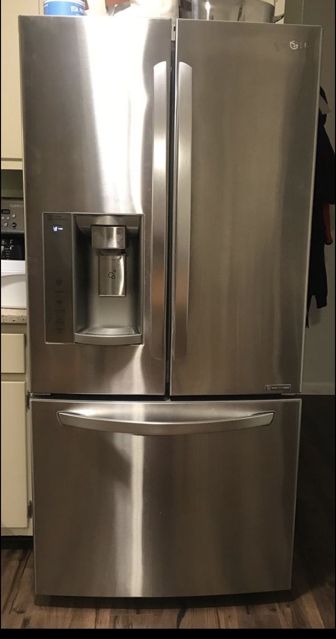 LG French Door Stainless Steele Refrigerator