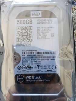 Western Digital Black 500GB Hard Drive