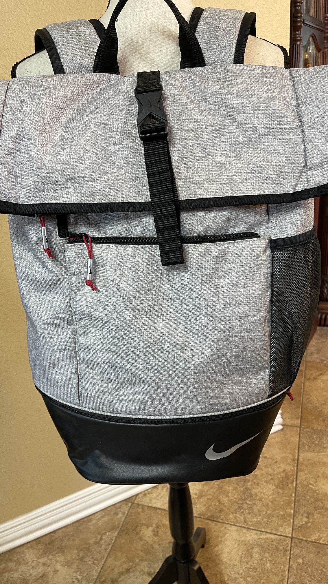 Nike Sport Golf Backpack Gray Black