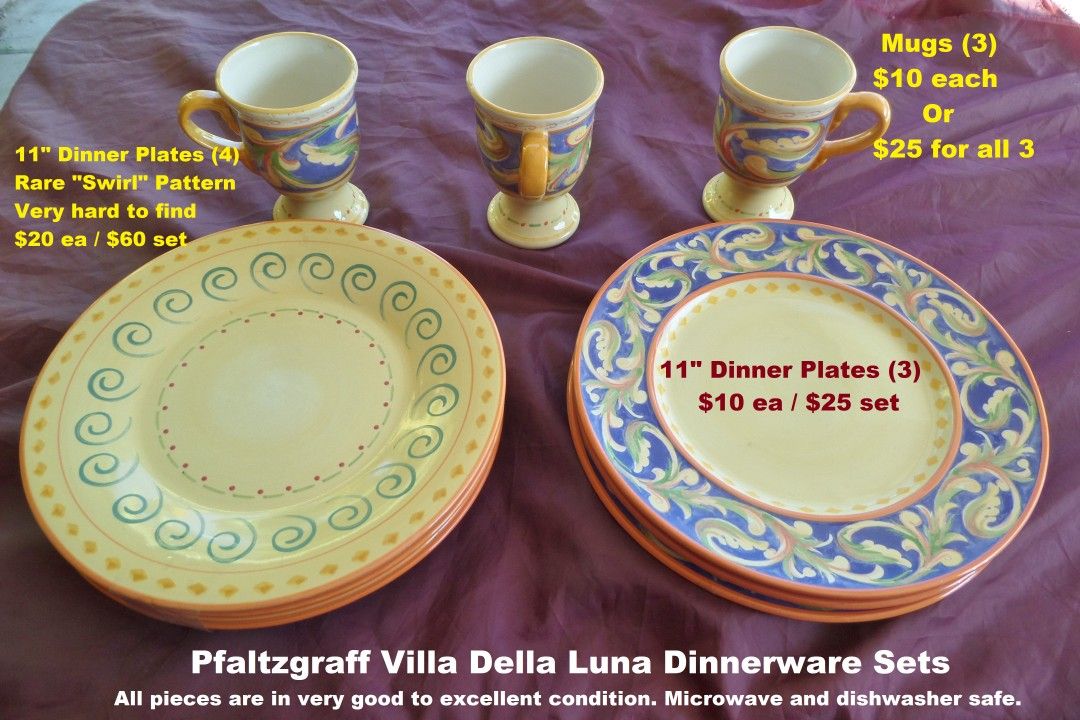 Pfaltzgraff Villa Della Luna Dinnerware