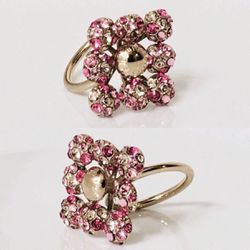 Louis Vuitton Mille et Nuit Crystal Cocktail Ring (VDAY SALE $150 OFF)