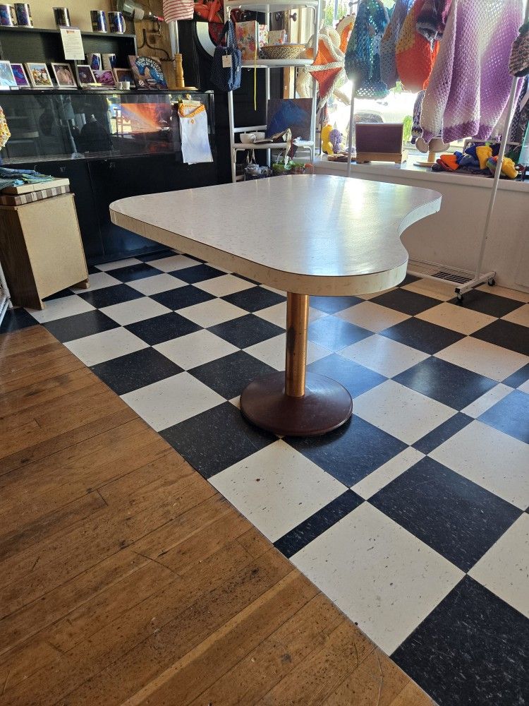 Mid Century Dining Booth Table