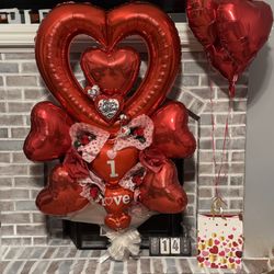I Love You Balloon Arrangements (Valentine’s Day Oe Any Occassion 