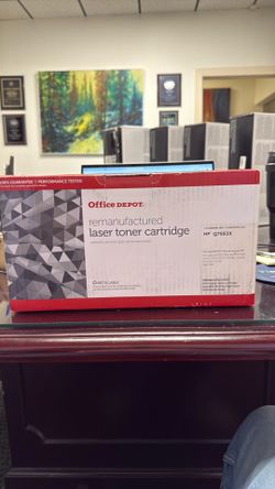 Compatible laser jet toner cartridge for a HP.