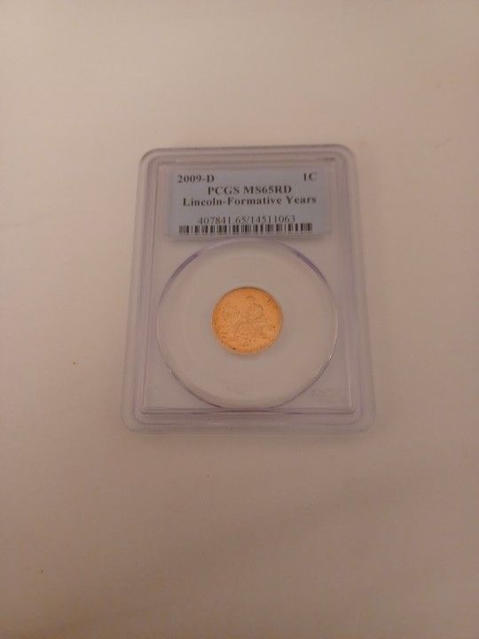 2009 D Lincoln Formative Years Penny MS 65 RD