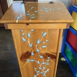 Wooden Storage -Hand crafted & hand painted