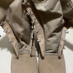 Wellco US Army Hot Weather Combat Boots 10.5 W Work Contractor Construction Hiking Durable