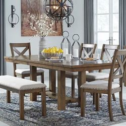 Moriville 6 Piece Dining Extension Table

