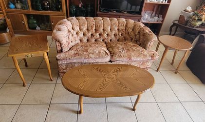 Antique Sofa and Table