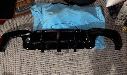 BMW 540i rear diffuser wit 3rd brake light