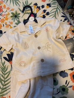 Boys gerber short set new -18months