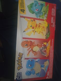 Mega Pokemon Pikachu & Kanto Partners Building Set