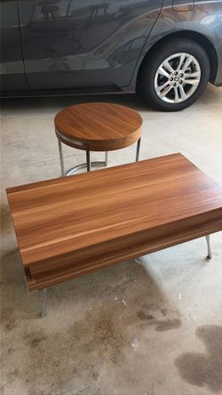 Mid century modern Coffee table and side table