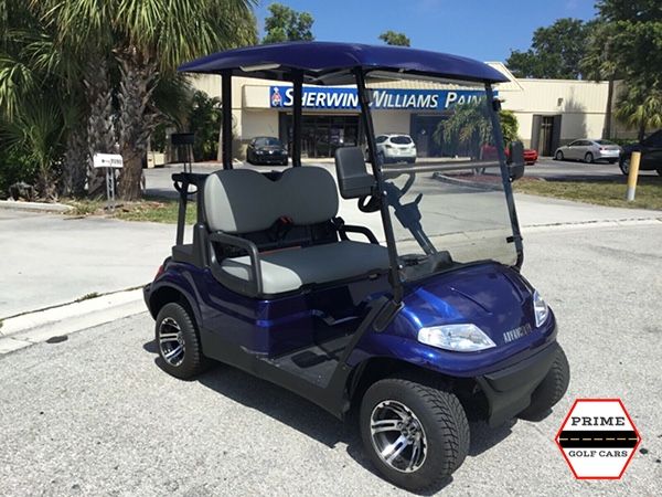 Street Legal Advanced EV - Navy Blue 2 Passenger Golf Cart / OBO