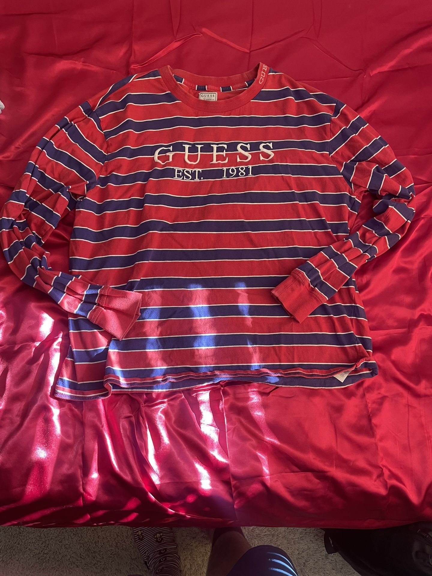 Guess Striped Long Sleeve Shirt