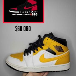 Air Jordan 1 Mid 'University Gold'