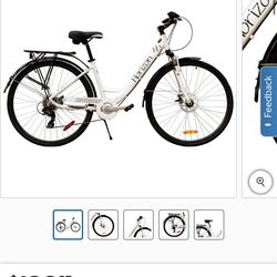 Infinity Horizon H3 Ladies Aluminum Step Thru Comfort Bicycle