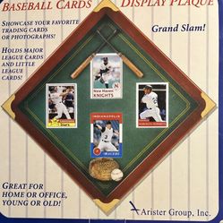 Baseball  Cards Display Plaque