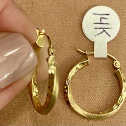14k Gold Earrings 