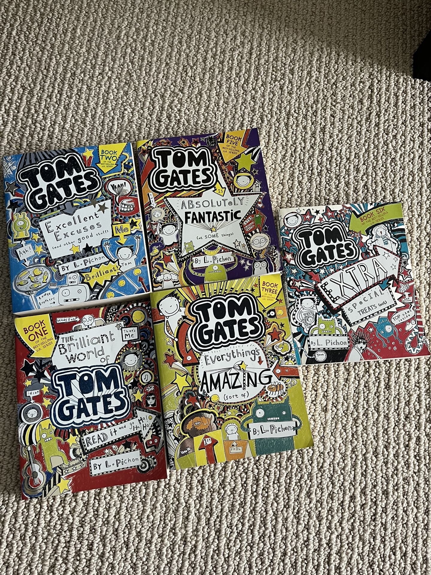 Tom Gates By L Pichon Books