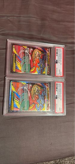 Mega Hawlucha EX Attack Rare 268 PSA 10 and 9