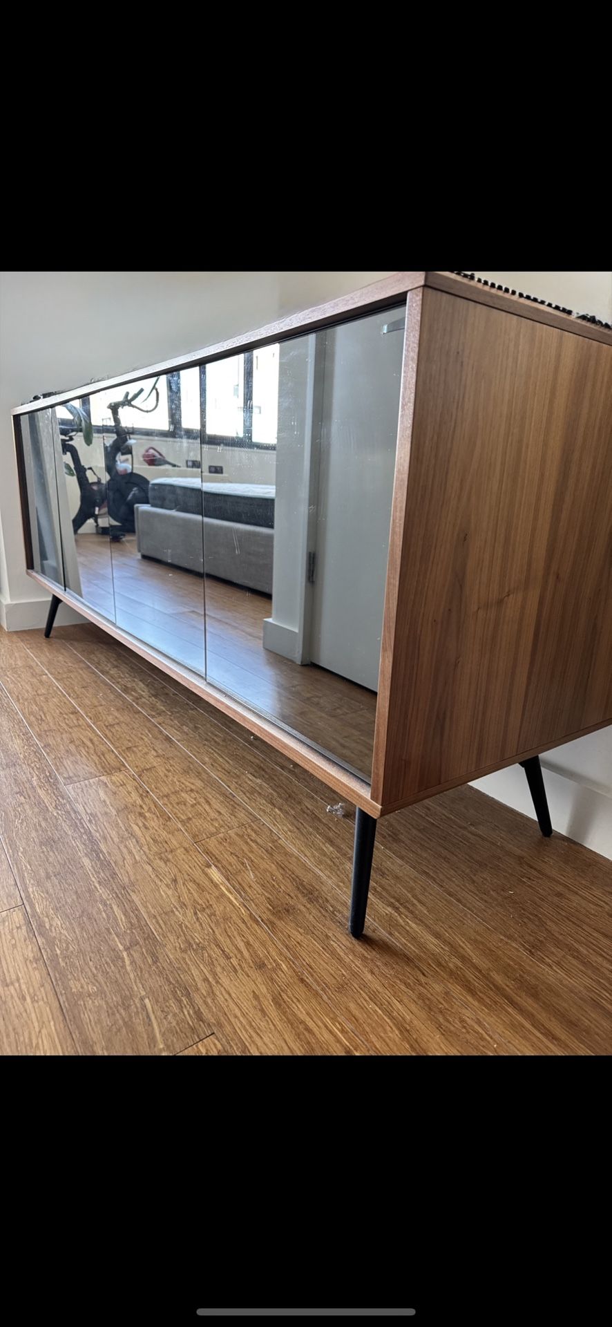 β¨ Modern Mid-Century Media Console / Sideboard β $500 OBO β¨