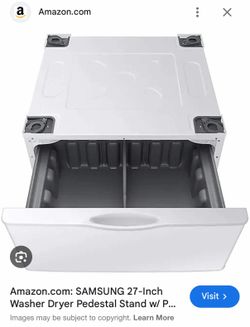 Samsung Washer Dryer Pedestal Storage Drawer