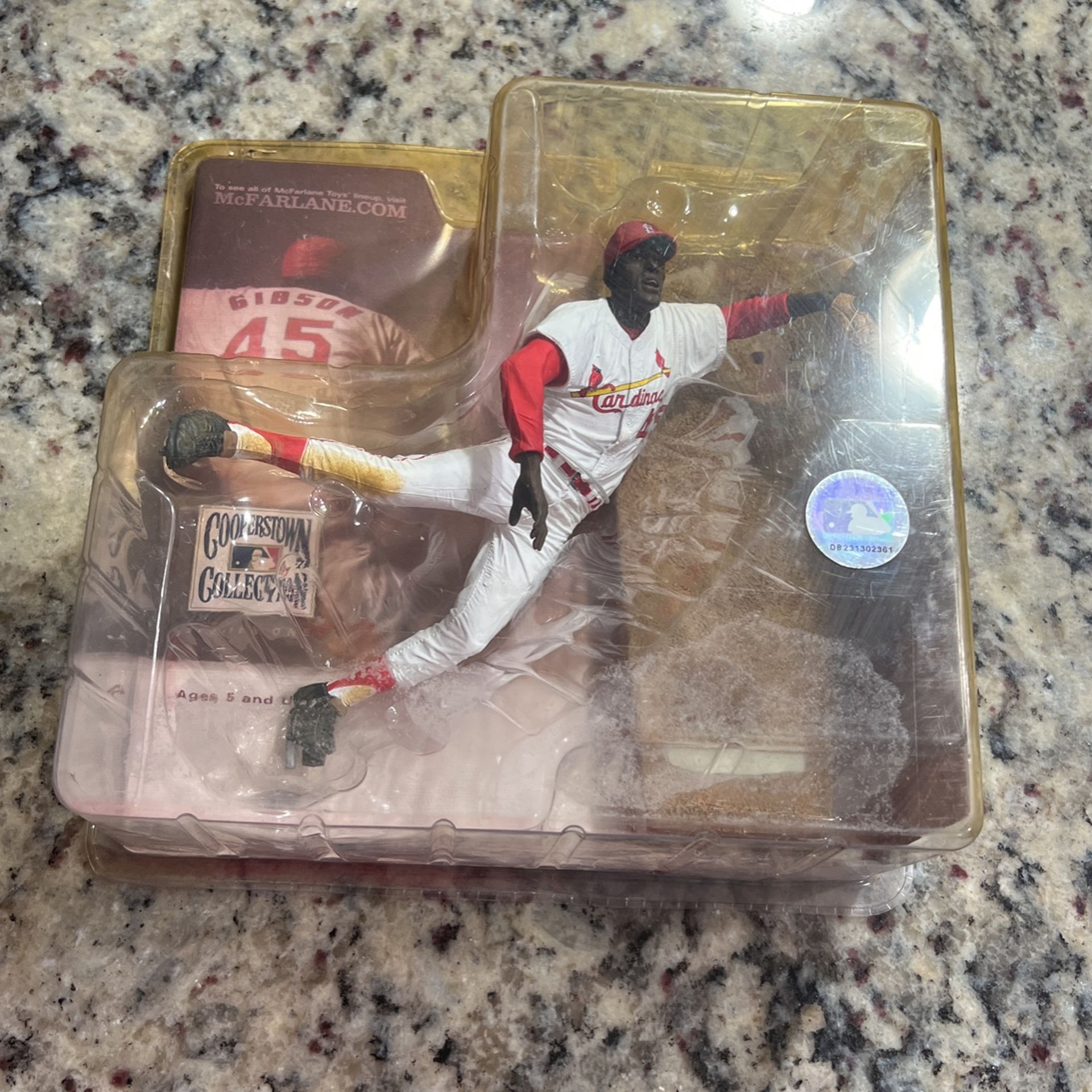 Bob Gibson St Louis Cardinals Baseball Figure McFarlane's
