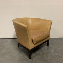 West Elm, Leather Tulip Chair