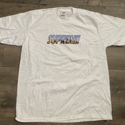 SUPREME GOTHAM T-SHIRT TEE WHITE XL 100% AUTHENTIC NEW NWOT STREET HYPE WEAR