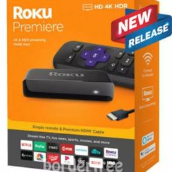 Roku - Premiere 4K Streaming Media Player - NEW RELEASE (3920R)