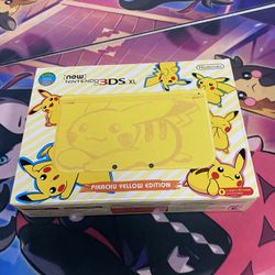 Pokemon pikachu 3Ds XL Edition 