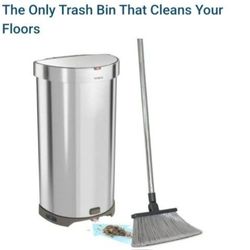 EyeVac Trash Can Bin With powerful touchless vacuum