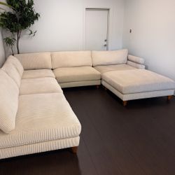 Corduroy 6-Piece Modular Sectional